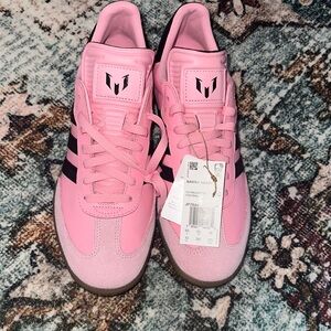 Adidas Messi Pink and Black Women's Sneakers